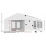 Partytelt Eco 1 i PE - 3 x 6 m