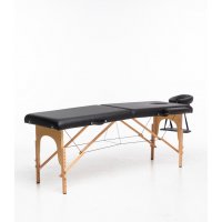 Massasjebord med treben - 2 soner - Svart