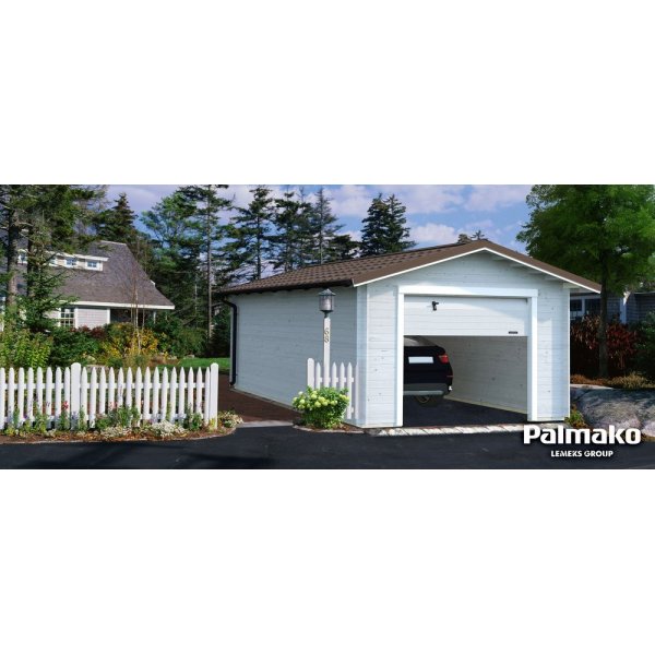 Garasje Tomas med takport - 19,2 m�