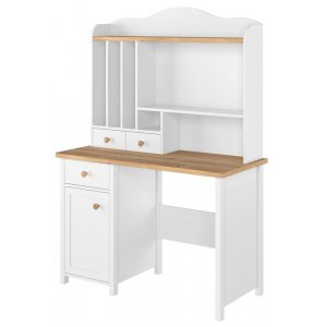 Eldon skrivebord - Hvit/eik