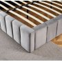 Sengeramme med LED-belysning 180x200 cm