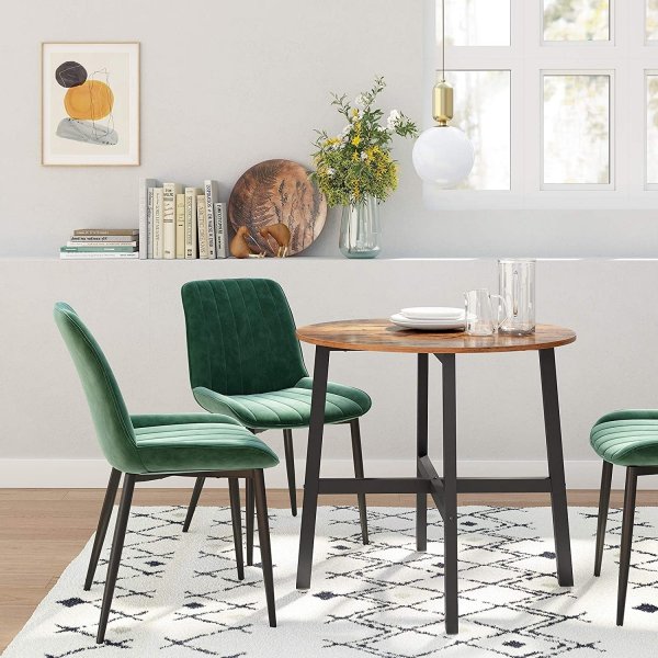 Spisebord Ø80 cm - Brun/svart Spisebord Ø80 cm - Brun/svart