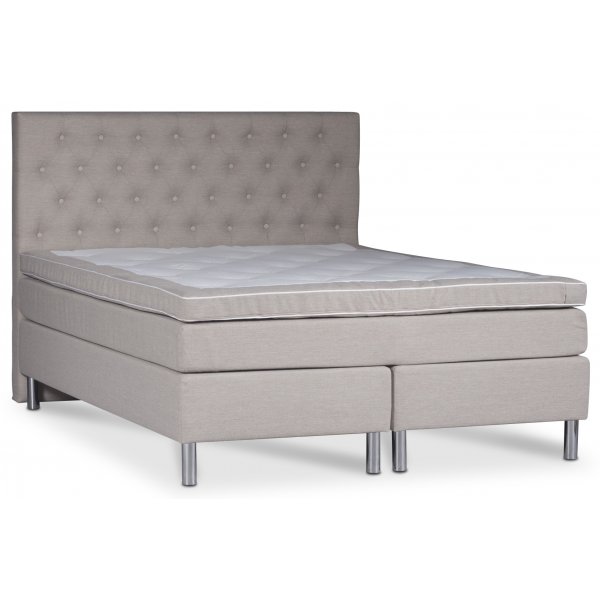 Hilton kontinentalseng med 5-soners lommesystem - Beige seng 180x200 cm Hilton kontinentalseng med 5-soners lommesystem - Beige seng 180x200 cm