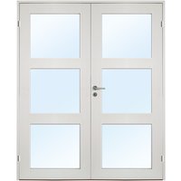 Ulvya dobbel innerdr - 1-speil - 3 Glass - Massiv