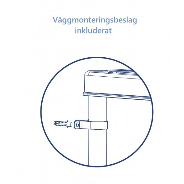 Hylle med fem plan - V�rbestandig