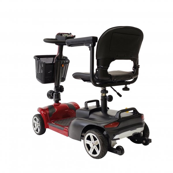 G�-sparkesykkel 250W - Elektrisk 4-hjuls batteri + Reflekterende sele