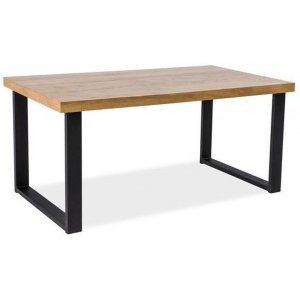 Aubrianna 180 cm spisebord - Svart/eik
