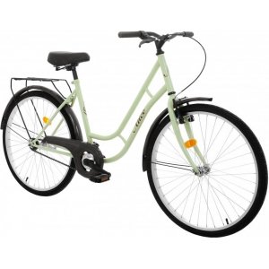 Damesykkel Alice Amsterdam 26" - Pistasjgr�nn + L�s kjede