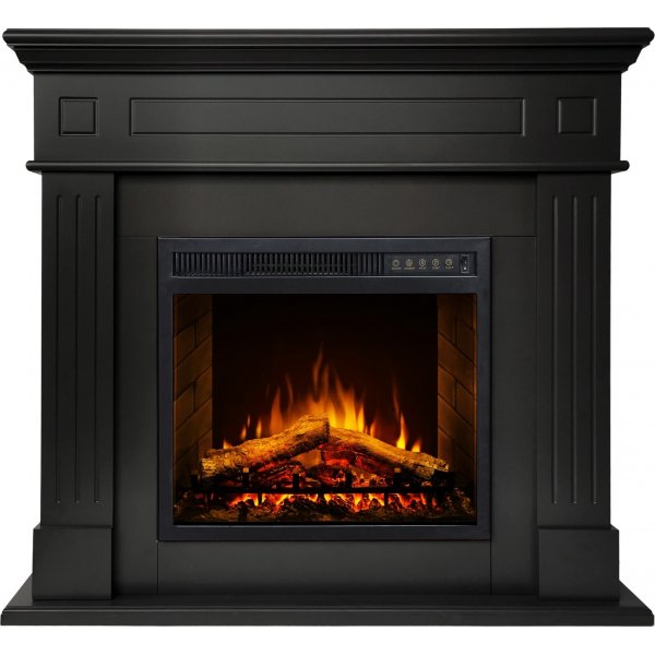 Elektrisk peis Willburn III dekorativ peis - Svart