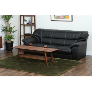 Dominic sofa 3-seter - Svart kunstskinn Dominic sofa 3-seter - Svart kunstskinn