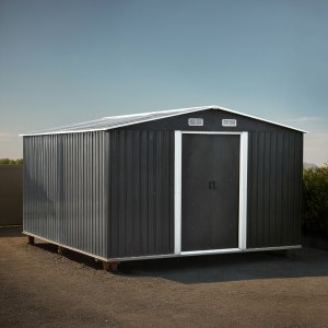 Lagerrom 12,5 m | Galvanisert stlplate | Dobbel skyvedr | Sokkel inkludert