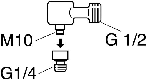 Gustavsberg Koblingsvinkel for benkeoppvaskmaskin, 1998-