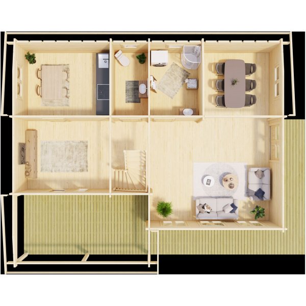 Feriehus Eleonor B - 80,7 m² Feriehus Eleonor B - 80,7 m²