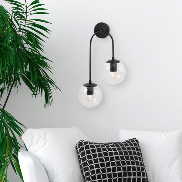 Klenod vegglampe 10570 - Sort Klenod vegglampe 10570 - Sort