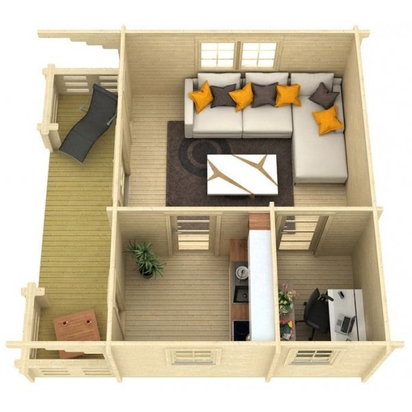 Maja fritidshus - 33 m² Maja fritidshus - 33 m²