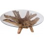 Amazonas salongbord 110 x 110 cm - Teak/glass Amazonas salongbord 110 x 110 cm - Teak/glass