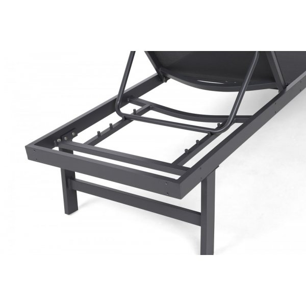 Modulsofa Porto med bord - Gr�/m�rkegr�