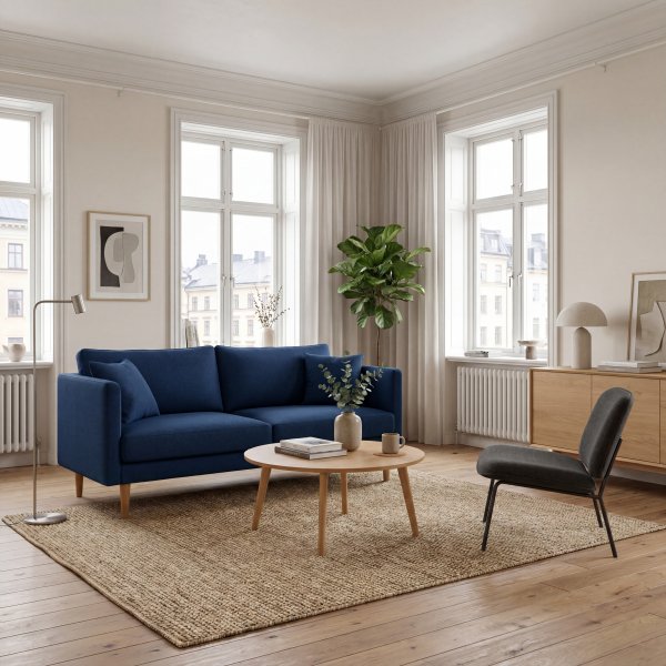 Sofa �stermalm 223 cm - Bl�