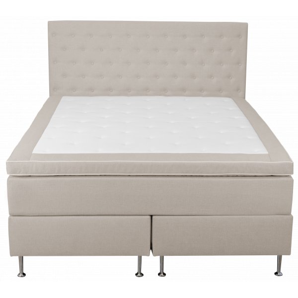 Kontinentalseng 180x200 cm beige pocketfj�rer 5 soner