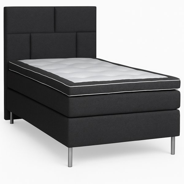 Seng 140x200 cm - M�rkegr� - Hilton Deluxe