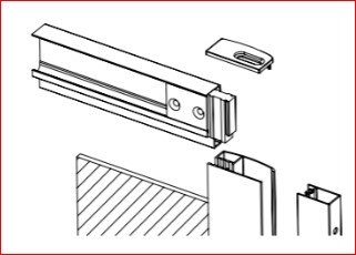 Industry dusjhjrne - firkantet