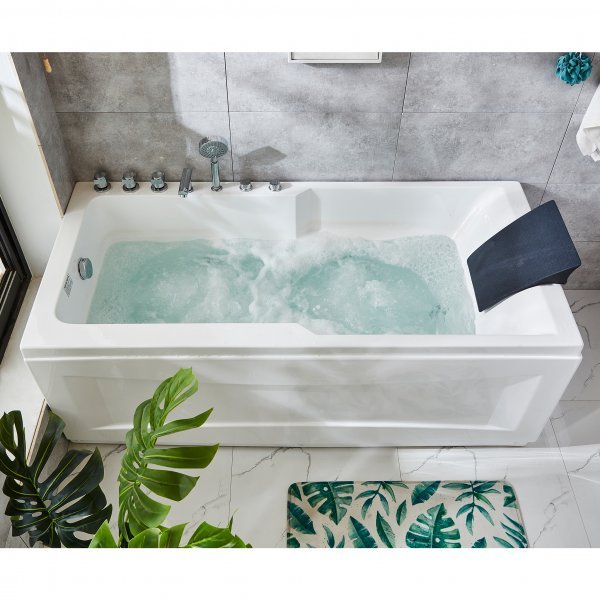 Boblebadekar 170x80cm | Isolerende akryl av h�y kvalitet | BK-001 Venstre