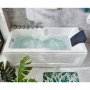 Boblebadekar 170x80cm | Isolerende akryl av h�y kvalitet | BK-001 Venstre