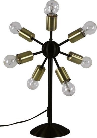 Bordlampe Stråla - Sort / messing Bordlampe Stråla - Sort / messing