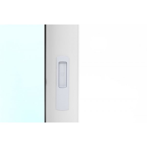 4-delt fasadeparti i aluminium med skyvedører - 3-lags glass 4-delt fasadeparti i aluminium med skyvedører - 3-lags glass