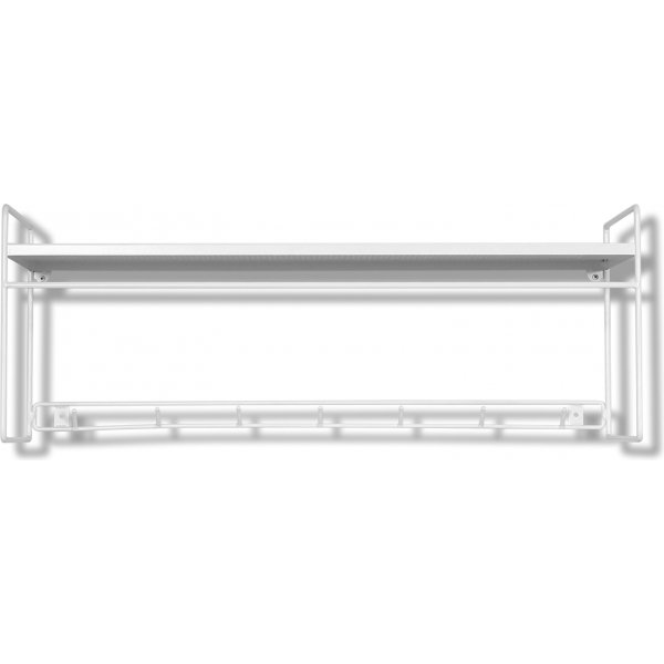 Revel hvit hattehylle 80 cm bred Revel hvit hattehylle 80 cm bred