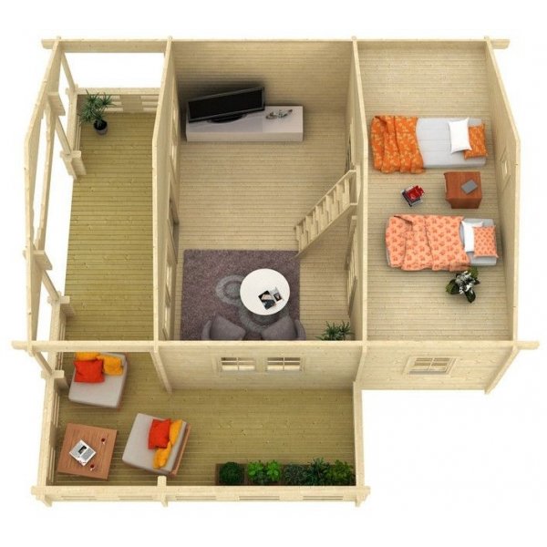 Ekshärad fritidshus - 69 m² Ekshärad fritidshus - 69 m²