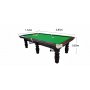 Biljardbord med marmorplate - 8 fot