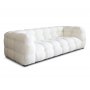 3-seters sofa Kremfarget Teddy 235 cm