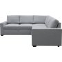 Hjørnesofa Belissa med sengefunksjon og oppbevaring - 235x235 cm - mørkegrå Hjørnesofa Belissa med sengefunksjon og oppbevaring - 235x235 cm - mørkegrå