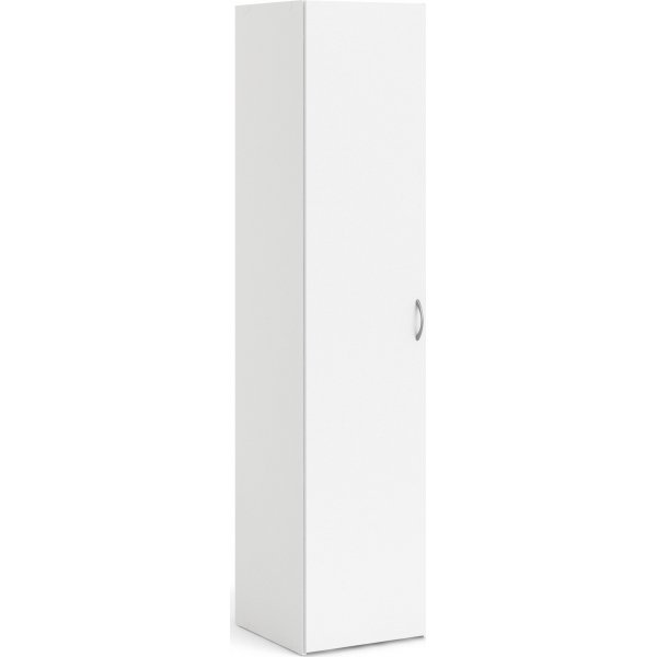 Hvit Space-garderobe - 40 cm bred - 175 cm høy Hvit Space-garderobe - 40 cm bred - 175 cm høy