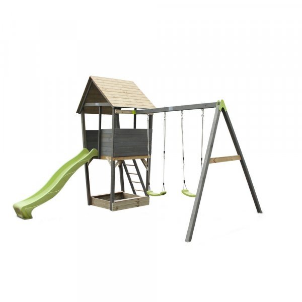 Leketårn Aksent med to huskeseter Leketårn Aksent med to huskeseter