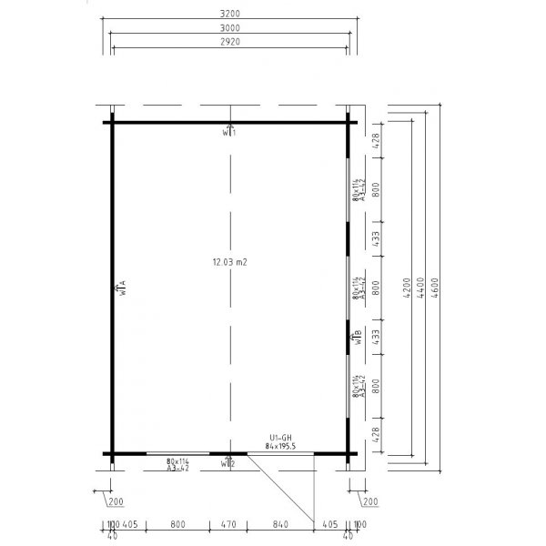 Anneks Kajsa B - 14 m² Anneks Kajsa B - 14 m²