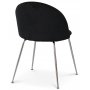 Kunstfl�yelsstol - Svart / Krom
