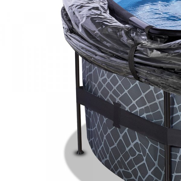 Basseng ø450 cm Premium + Kuppeltak & varmepumpe Basseng ø450 cm Premium + Kuppeltak & varmepumpe