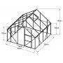 Drivhus Walk-in - 6,3 m