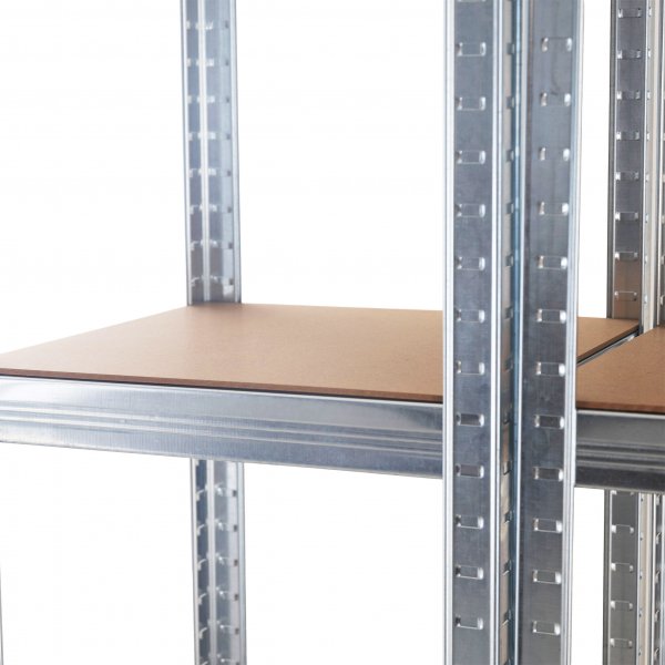 Fire oppbevaringshyller i galvanisert stål - 40x40x180 cm Fire oppbevaringshyller i galvanisert stål - 40x40x180 cm