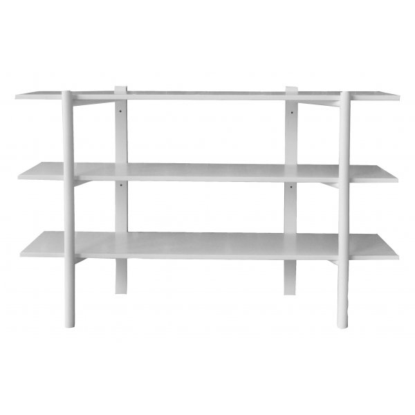 Perstorp hvit bokhylle bredde 140 cm