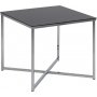 Kryssbord 50 cm - Krom/svart