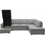 U-sofa sovesofa Tärnö vendbar med oppbevaring - 304 cm - lys grå U-sofa sovesofa Tärnö vendbar med oppbevaring - 304 cm - lys grå