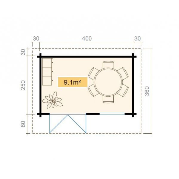 Anneks Cornelis B - 11,3 m² Anneks Cornelis B - 11,3 m²