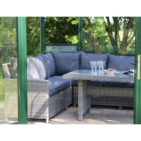 Hawaii sofagruppe - Hj�rnesofa + Rengj�ringsspray for utem�bler