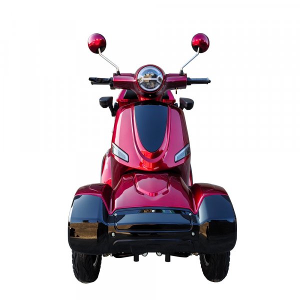 Promenade scooter - Svart og rd