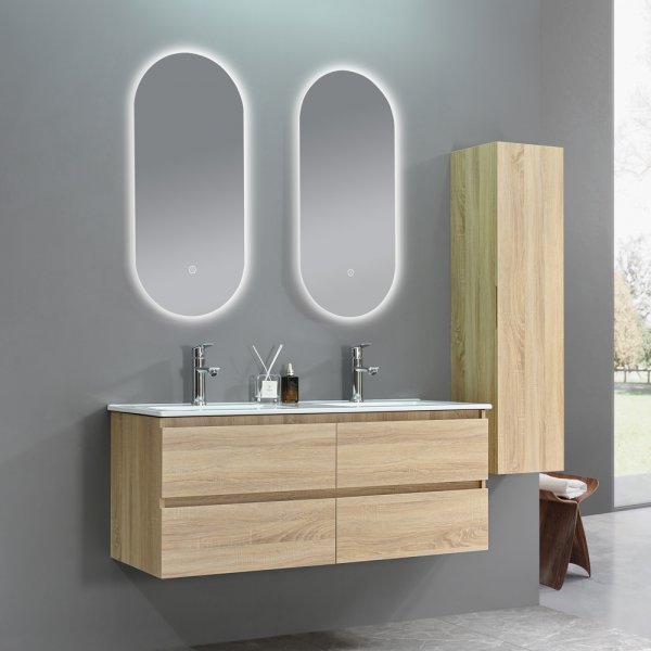 Baderomsmbler Genova - Lyst tre | 120 cm