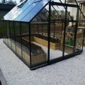 Kundebilde Drivhus Qube 9,9 m² - Sort