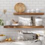 Sussex vegghylle 40 x 20 cm - Brun Sussex vegghylle 40 x 20 cm - Brun